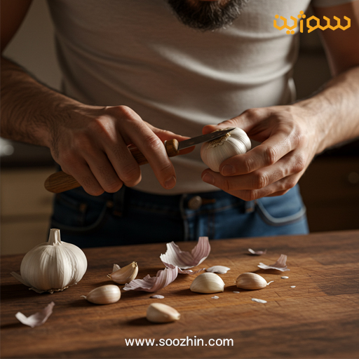 طرز تهیه سیر ترشی یک روزه