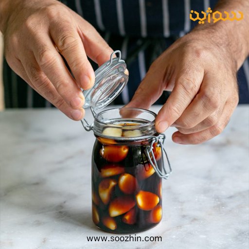 طرز تهیه سیر ترشی فوری پخته شده