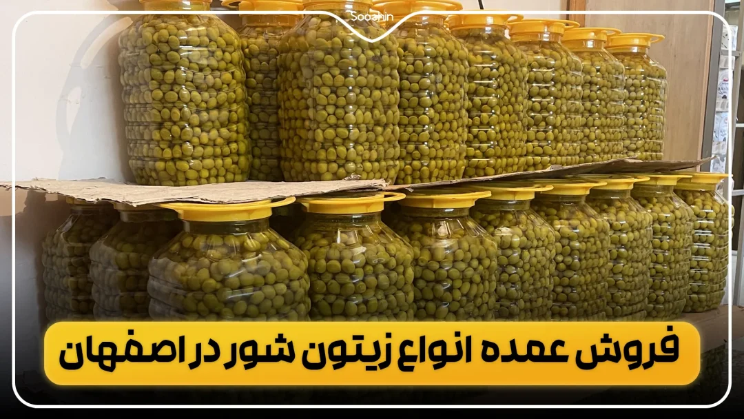 فروش عمده انواع زیتون شور در اصفهان