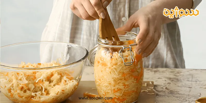 طرز تهیه ساورکرات تخمیری